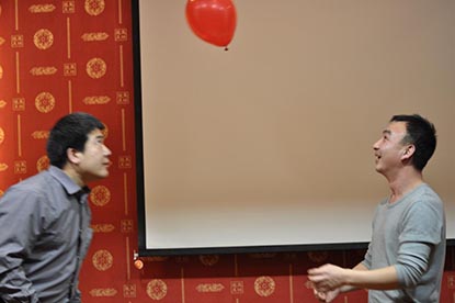 全体员工及家属参加了大连今海船务2013年度忘年会
